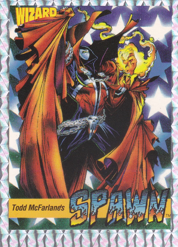 Wizard Magazine #11 McFarlane Spawn Prism Promo #1 card 1992